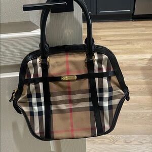 Burberry House Check Bowling Handbag
